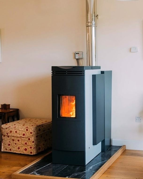 Stufa a pellet installata da Fedroservice